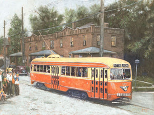 Pittsburgh Trolley #100 - 1940s | Fritz Keck