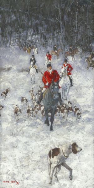 The Hunt in Snow | Fritz Keck