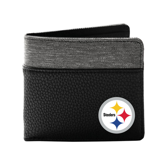 Pittsburgh Steelers Pebble Bi-Fold Wallet