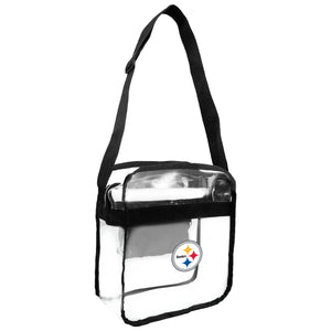 Pittsburgh Steelers Clear Carryall Crossbody Bag