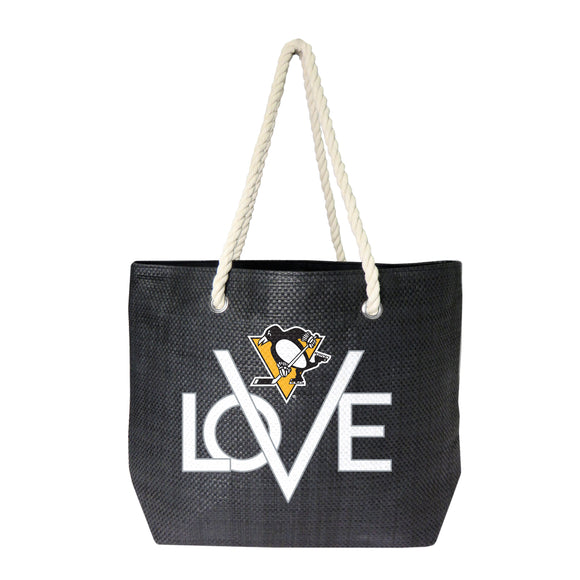 Pittsburgh Penguins LOVE Tote Bag