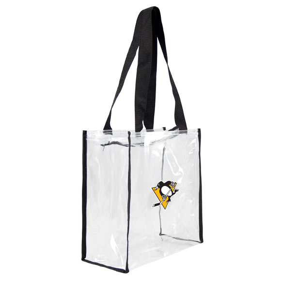 Pittsburgh Penguins Clear Square Stadium Tote Bag