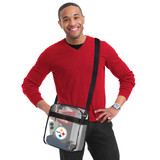 Pittsburgh Steelers Clear Carryall Crossbody Bag