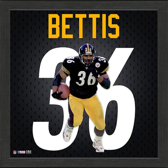 Jerome Bettis Jersey Number Frame | Pittsburgh Steelers