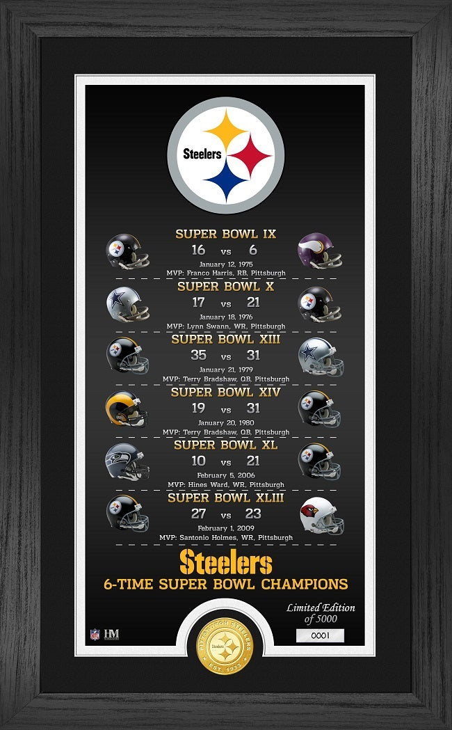 12” Pittsburgh Steelers Round Sign