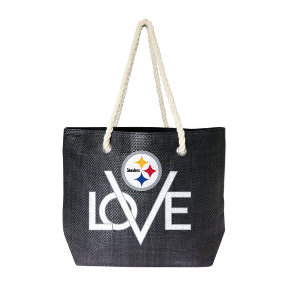 Pittsburgh Steelers LOVE Tote Bag