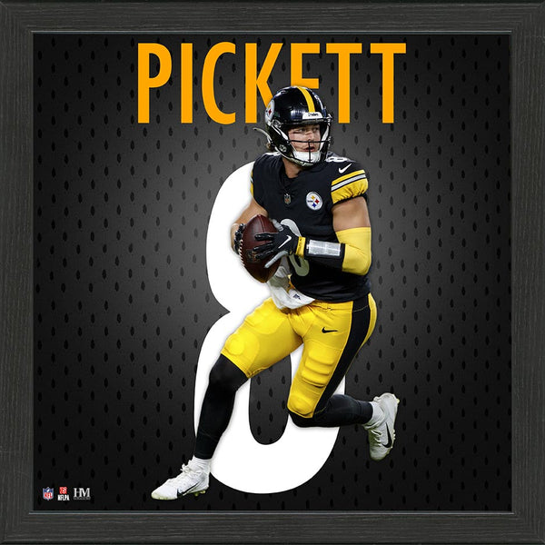 Kenny Pickett Signed & Framed Pittsburgh Steelers XL Jersey