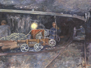 Undercutting Machine Cart - 1910 | Fritz Keck