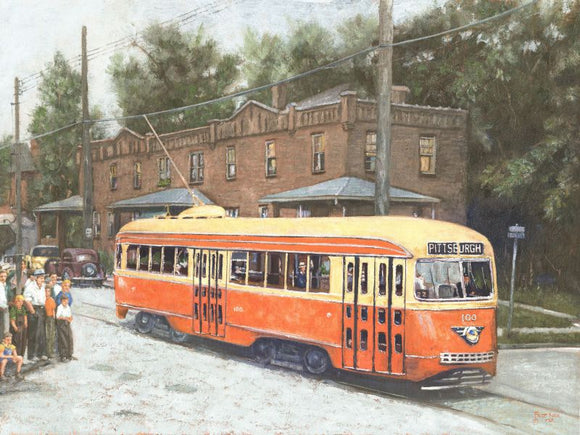 Pittsburgh Trolley #100 - 1940s | Fritz Keck