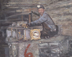 Miner on Cart | Fritz Keck