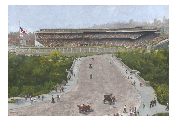 Forbes Field on Opening Day - 1909 | Fritz Keck