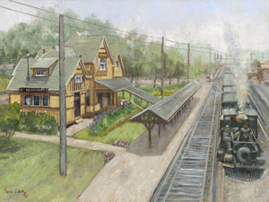 Sewickley Train Station - 1869 | Fritz Keck