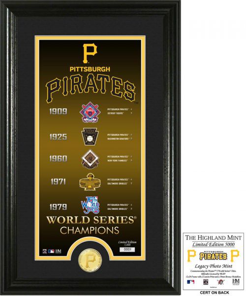 Pittsburgh Pirates Legacy Bronze Coin Photomint