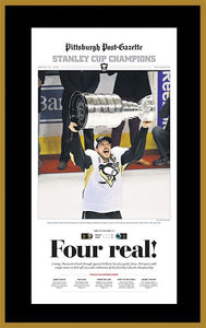 2016 Stanley Cup Sports Post-Gazette Front Page Plaque | Pittsburgh Penguins