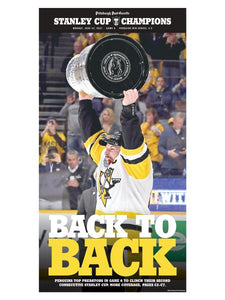 2017 Stanley Cup Post-Gazette Front Page Poster | Pittsburgh Penguins