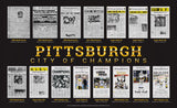 City of Champions & Pittsburgh Poster Bundle