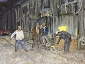 #65 Furnace at Homestead Steel Works - 1946 | Fritz Keck