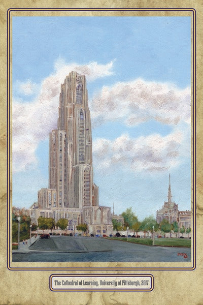 Cathedral of Learning, University of Pittsburgh - 2017 (Poster) | Fritz Keck