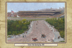 Forbes Field on Opening Day - 1909 (Poster) | Fritz Keck