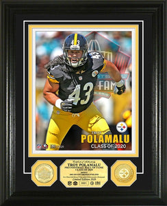 Troy Polamalu 2020 Hall of Fame Bronze Coin Photo Mint